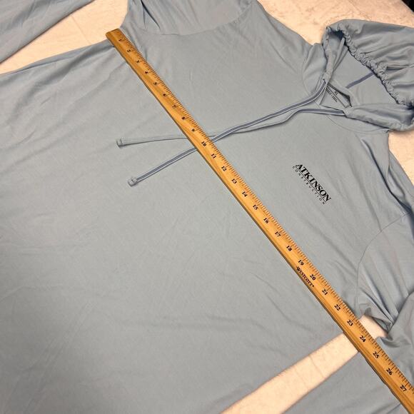 Anetik Ultralight Outdoor Hoodie Mens XL Light Blue UPF 30+ Performance Hiking - Picture 8 of 9